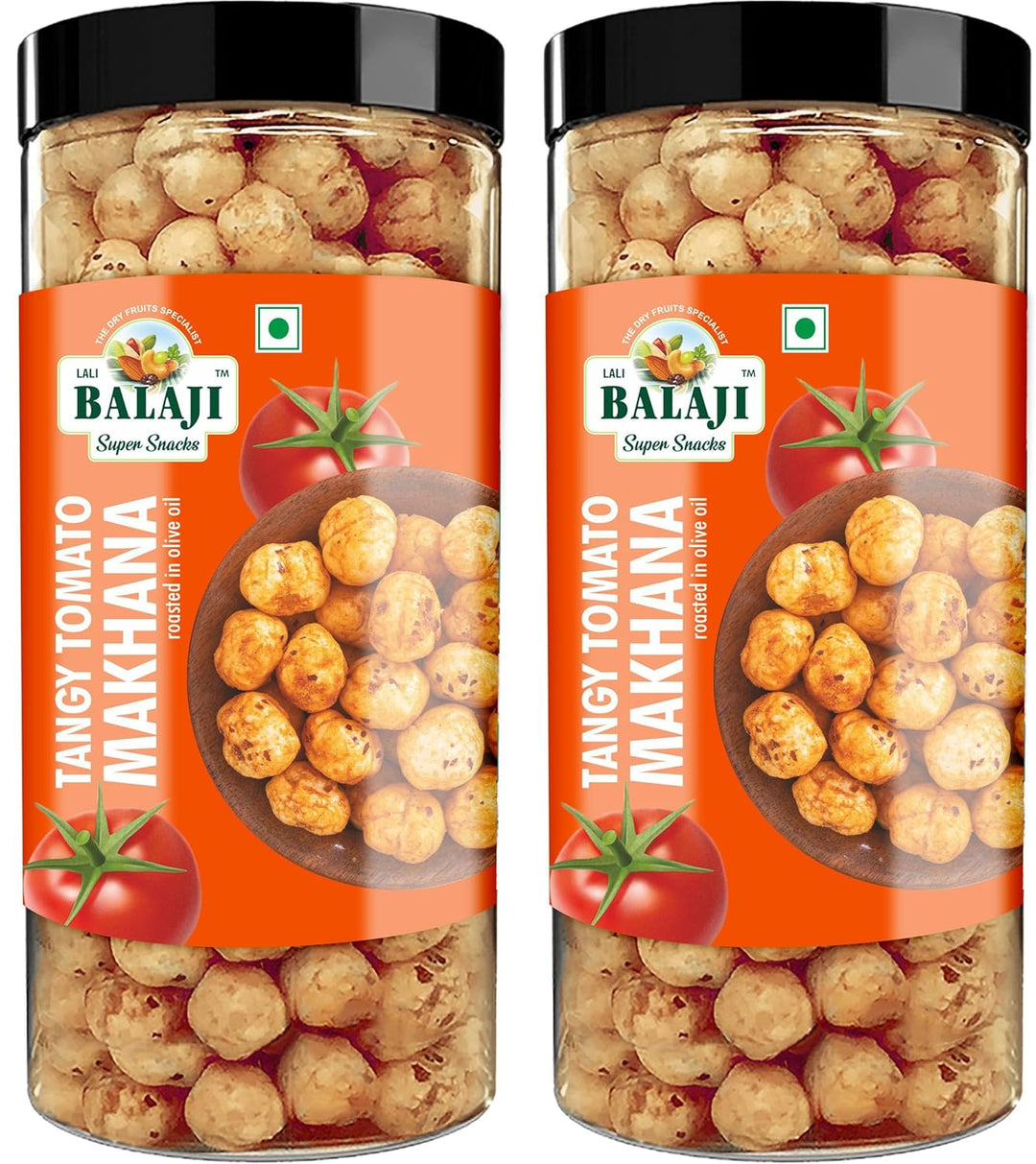 Lali Balaji Tangy Tomato Makhana 180g (90g x pack of 2)