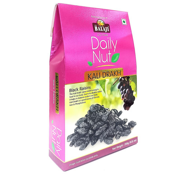 Daily Nut Kali Drakh (Black Raisins) 250g