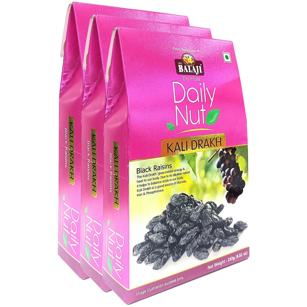 Daily Nut Kali Drakh (Black Raisins) 250g