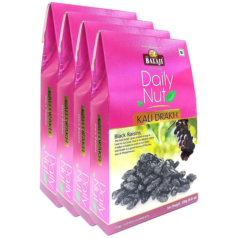 Daily Nut Kali Drakh (Black Raisins) 250g
