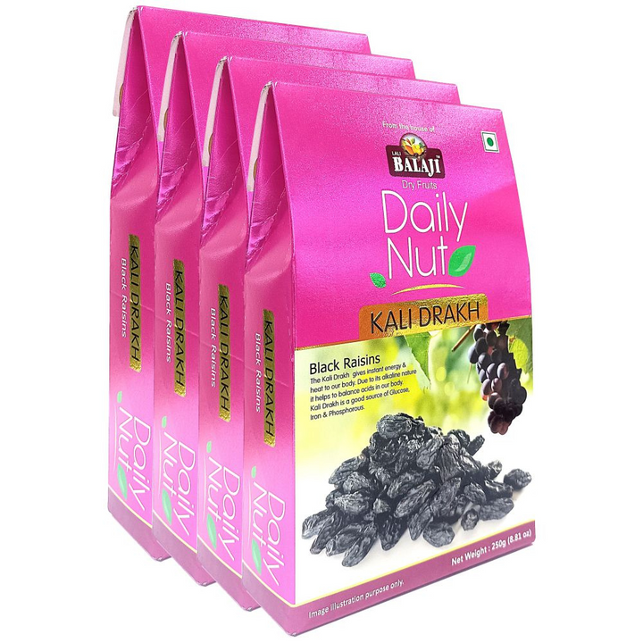 Daily Nut Kali Drakh (Black Raisins) 250g