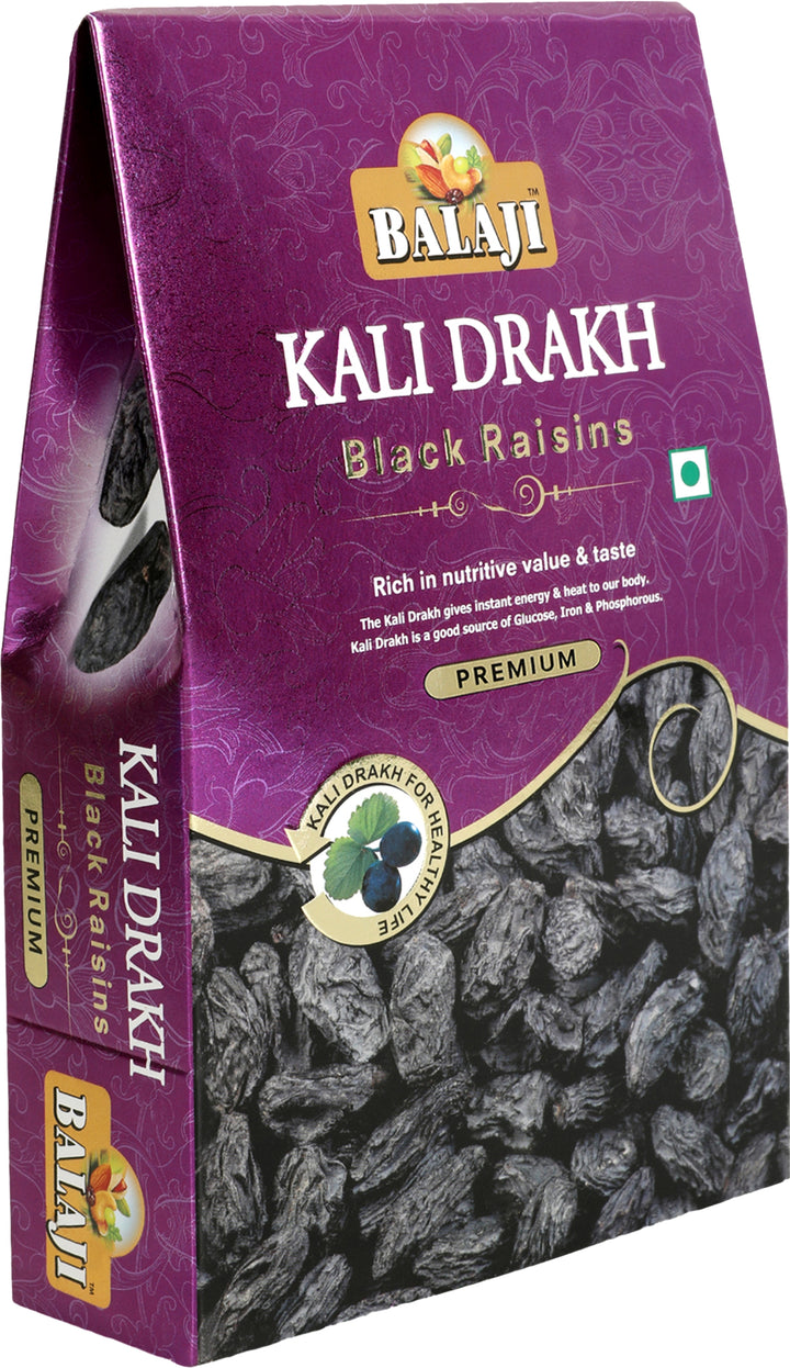 Lali Balaji Kali Drakh (Black Raisins) 250g