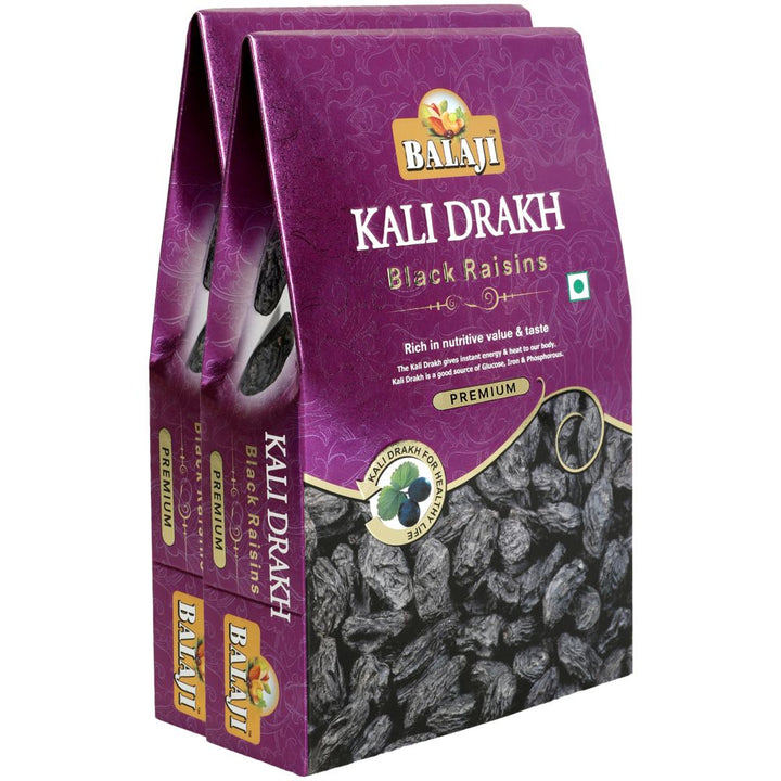 Lali Balaji Kali Drakh (Black Raisins) 250g