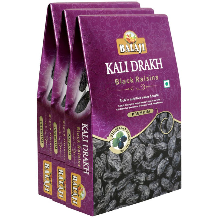 Lali Balaji Kali Drakh (Black Raisins) 250g