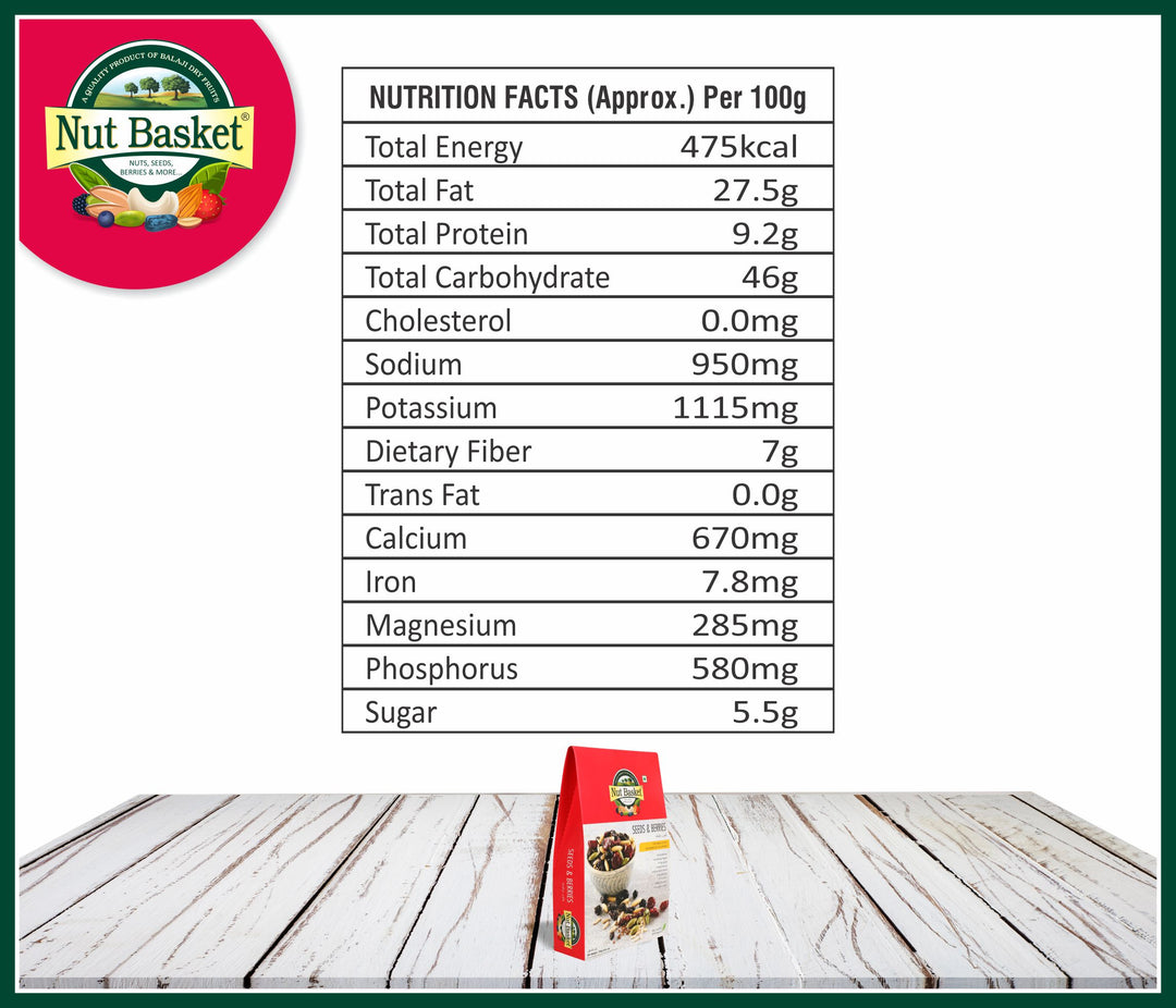 Nut Basket Seeds & Berries 200g