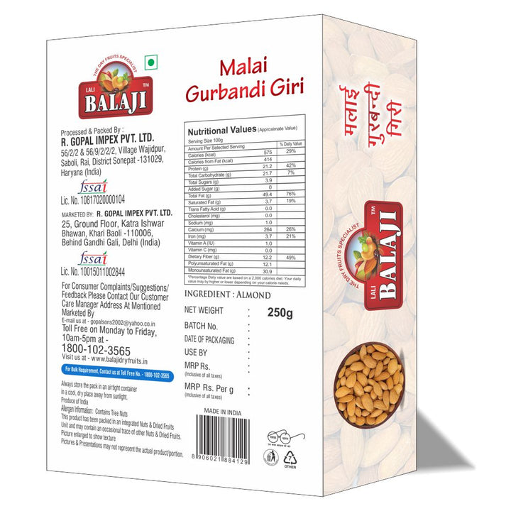 Lali Balaji Malai GURBANDI Giri 250g