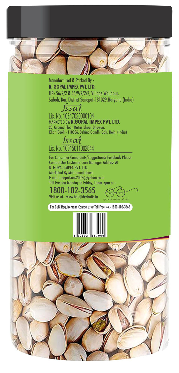 LALI BALAJI PISTACHIOS r&s 150g JAR
