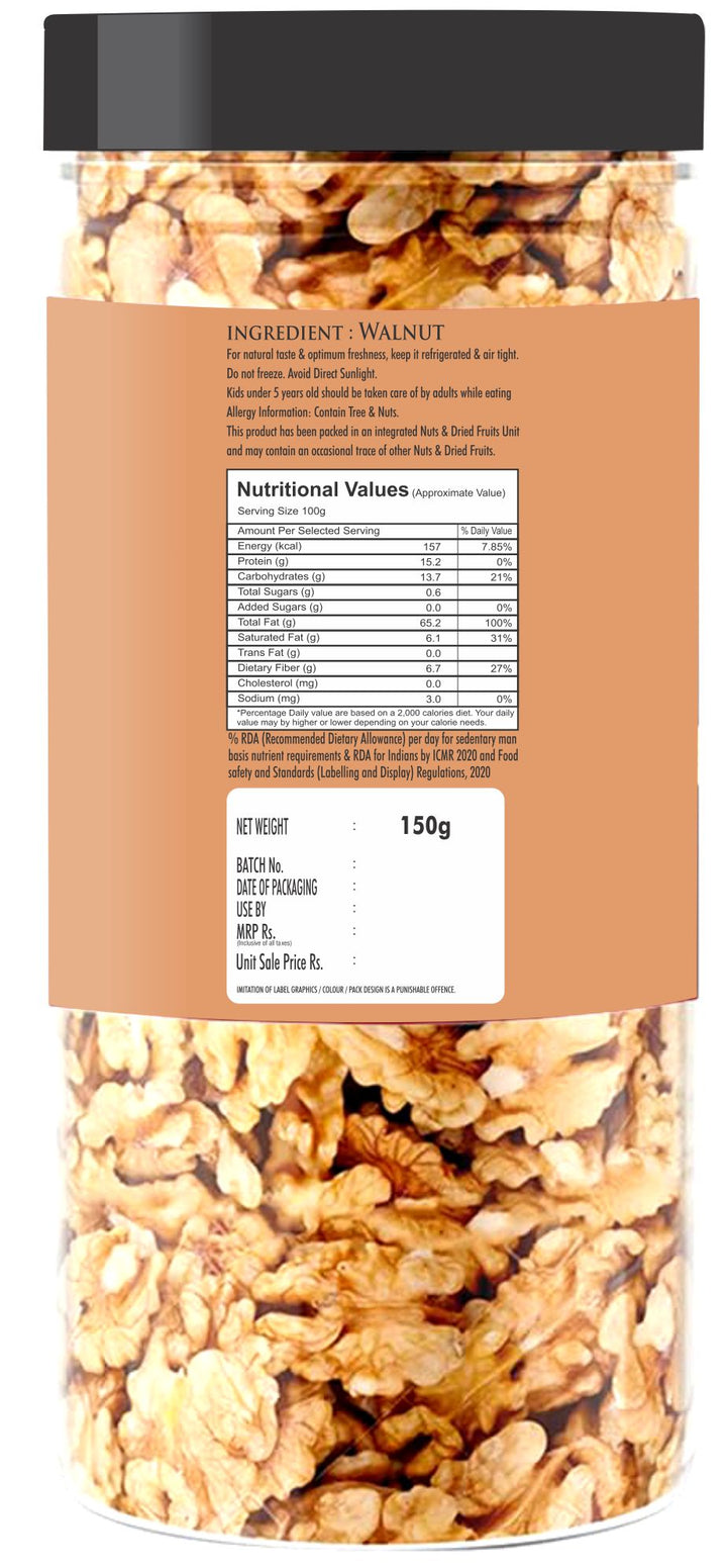 LALI BALAJI WALNUT KERNEL 150g JAR